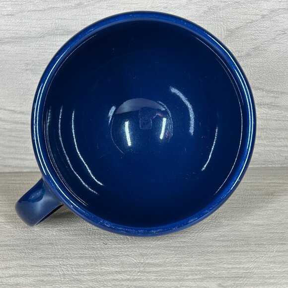 Dansk Blue Ceramic Footed Soup Mug Cup - Picture 5 of 7